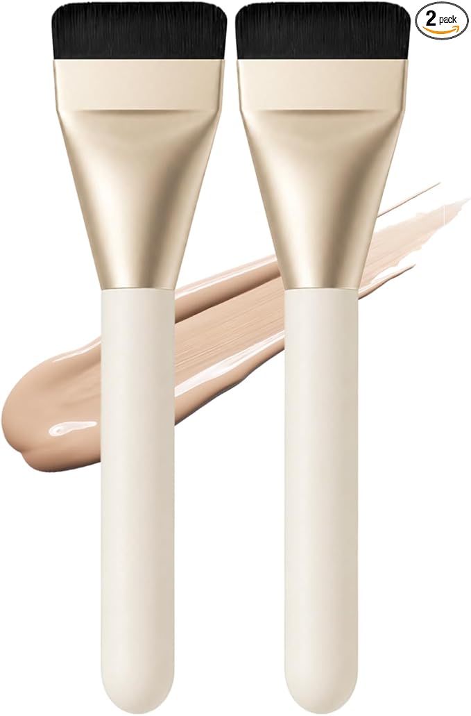 Flat Foundation & Concealer Brush — Gentle On Skin, Professional Finish
