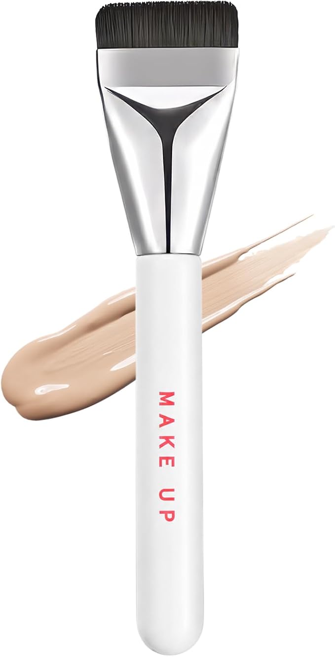 Flat Foundation & Concealer Brush — Gentle On Skin, Professional Finish